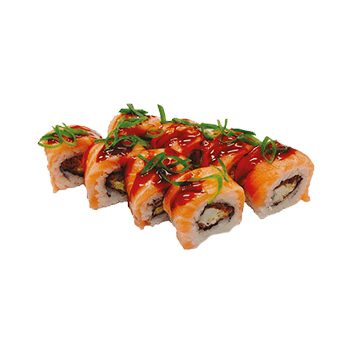 61. Soft shell salmon roll 